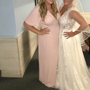 Show Me Your Mumu dusty blush crisp bridesmaid